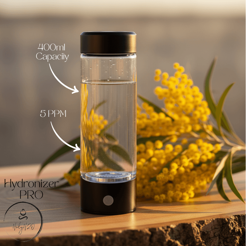 HolyH₂O Hydronizer hydrogen water bottle