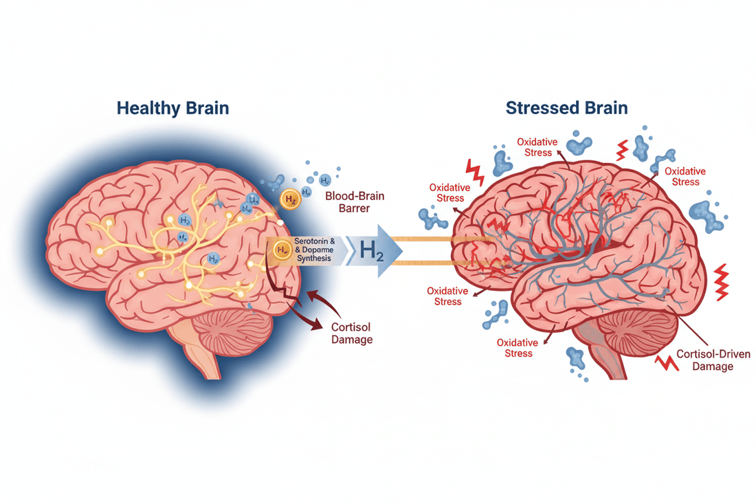 Hydrogen Water and Anxiety: What the Research Actually Shows