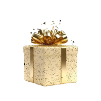 Golden gift box