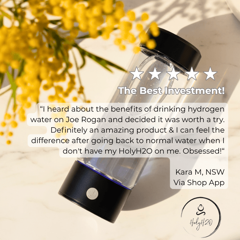 Hydronizer | Australia's Highest-Rated SPE PEM Hydrogen Water Bottle by HolyH₂O™