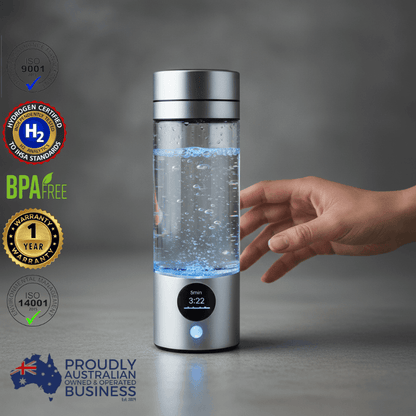 Hydronizer | Australia's Highest-Rated SPE PEM Hydrogen Water Bottle by HolyH₂O™