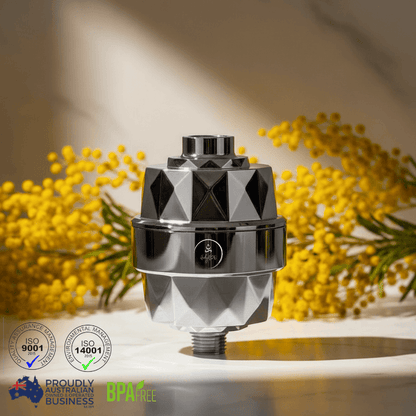 Shower Mate by HolyH₂O™ | Compact Shower Filter - HolyH2O