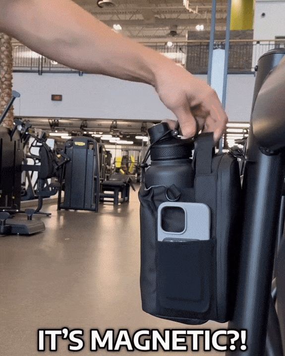 Magnetic Gym Bag Water Bottle