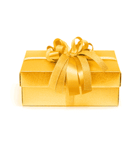 Golden gift box