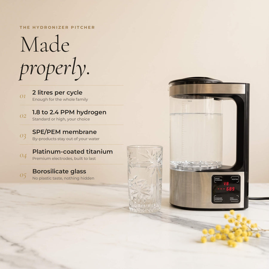 Inside the HolyH₂O Pitcher: SPE/PEM technology