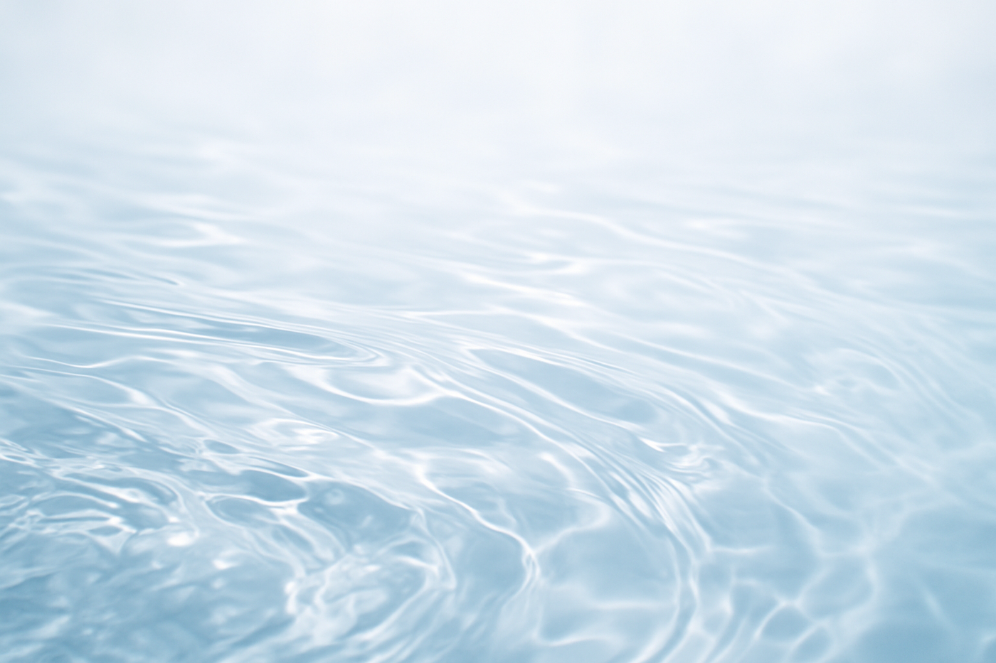 professionally shot water with soft white overlay