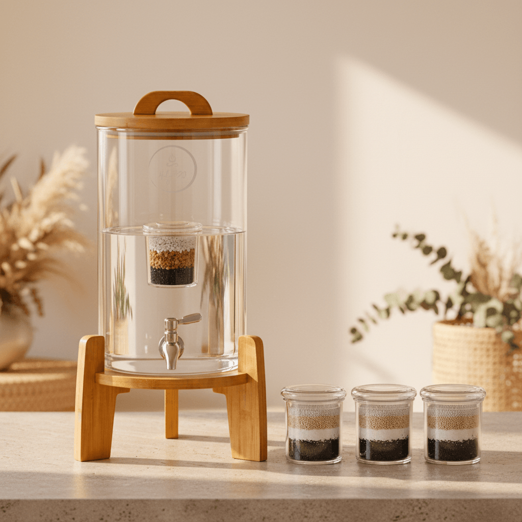 9L Glass Trinity by HolyH₂O™ | Remove Chlorine & Contaminants from Aussie Tap Water